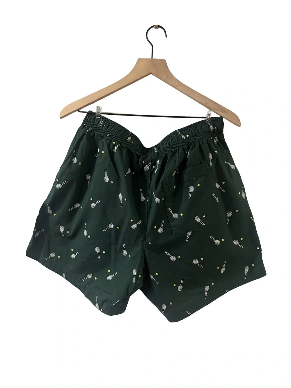 NWOT Old Navy Tennis Print Forest Green Pajama Shorts